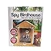 Spy House See Through Two Way Mirrored Bird House - Suction Cup Window Mounted Bird Nesting Box