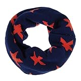 キッズスヌード 可愛い ネックウォーマー 星柄 デザイン 首元 暖かい 襟巻 秋冬 保温 防寒マフラー ショール 女の子 男の子 ベビー 幼児 子ども ファッション小物 クリスンスプレゼント ギフト 