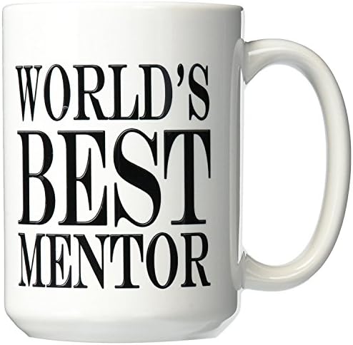XPressMug Worlds Best Mentor Black Ceramic Mug, 11-Ounce