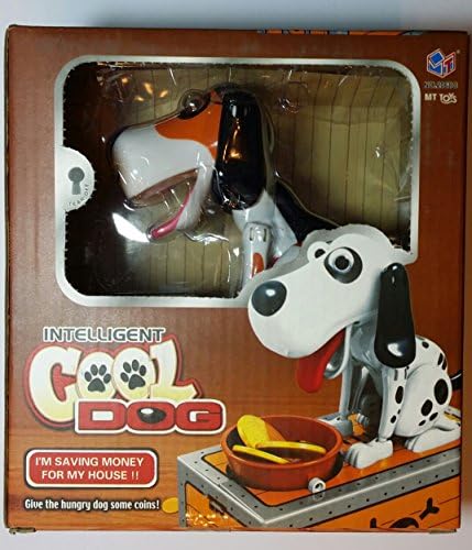 Intelligent COOL DOG Piggy Bank - PIRATE DOG! - Robotic Coin Munching Toy Box for Kids