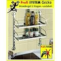 WENKO Wandregal 2 Etagen - variabel- ohne & mit Bohren m�glich - Gew�rzregal