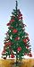 Weihnachtsbaum 185 cm künstlich 100 Teile Deko und Ständer