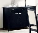Furniture online: Server in Distressed Black - Coaster