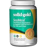 Solid Gold SeaMeal Kelp-Based Overall Wellness & Nutritional Supplement Powder for Dogs & Cats, All Ages, All Sizes, 1 lb Tub (Packaging May Vary)