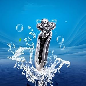 dr. Tech PN-5018B 3-in-1 Washable Electric Shaver with 5 Rotation Blades