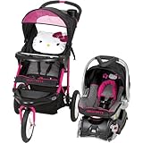 Baby Trend Hello Kitty Jogger Travel System - Baby Strollers - Infant Car Seat - Stroller Travel Systems - Adorable Walking Stroller to a Jogging Stroller - 5-point Safety Harness - Multi-position, Reclining, Padded Seat - JPMA Certified
