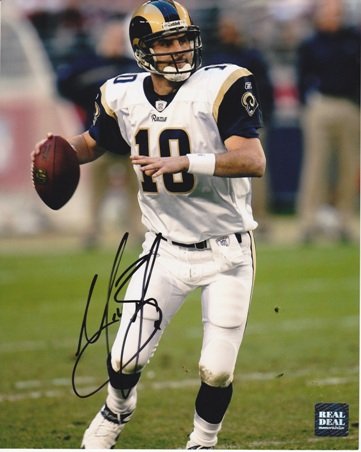 Marc Bulger Autographed St. Louis Rams 8x10 Photo