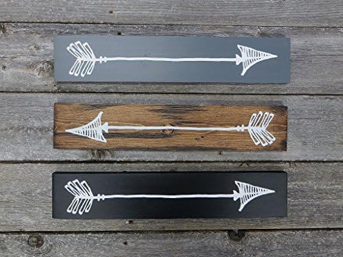 Rustic Hand Painted Wood Arrow Sign