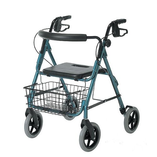 Guardian Envoy 480 Deluxe Rolling Walker - Blue
