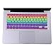 HDE Ultra Thin Silicone Rubber Keyboard Skin Cover for Macbook Pro Non Retina 13/15/17 (Rainbow Gradient)