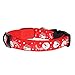 Dog Collar, Itery LED Flashing Lights Dog Collar Pets LED Flash Collar Christmas Tree (Red Clown Snowman, M)