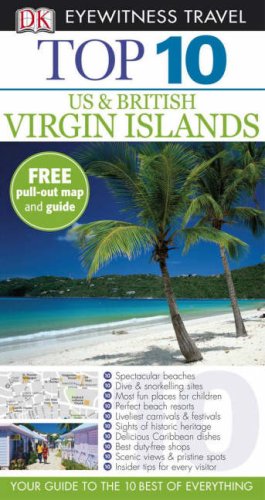City Travel Guides Discounted  Books : Virgin Islands: US and British (Eyewitness Top Ten Travel Guide)