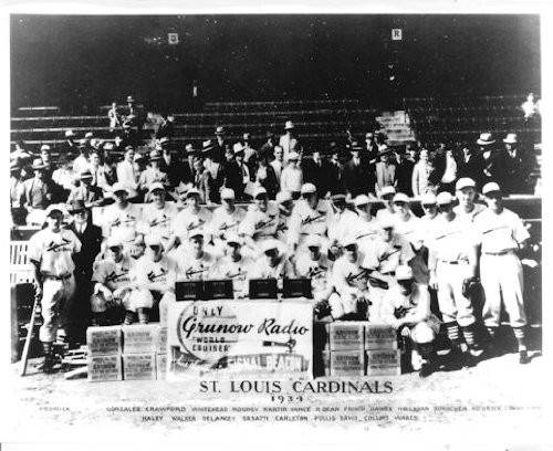 1934 St Louis Cardinals Team Photo