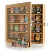 The Best Salts in The World - Collection of 24 Mini-Jars With Cork Tops in Bamboo Presentation Box. The Salt Connoisseur Ultimate Gift!