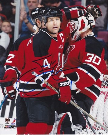 Scott Stevens Autographed New Jersey Devils 8x10 Photo
