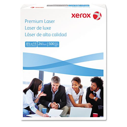 Xerox Premium Laser Copy Paper, 98 Brightness, 24 lb, 8-1/2 x 11, White, 500 Sheets per Ream (3R13038)