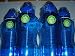 New Wave 1 Liter 4 Blue Eastar BPA Free Water Bottle