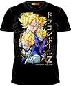 Dragonball Z Super Sayain Vegeta Black Adult Tee T-Shirt