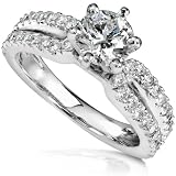 1-1/2ct TW Round Brilliant Diamond Engagement Ring in 14K Gold