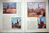 Strasbourg View Fine Art Architecture French Print 1936