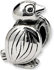 Reflections Beads Silver Song Bird Animal Bead