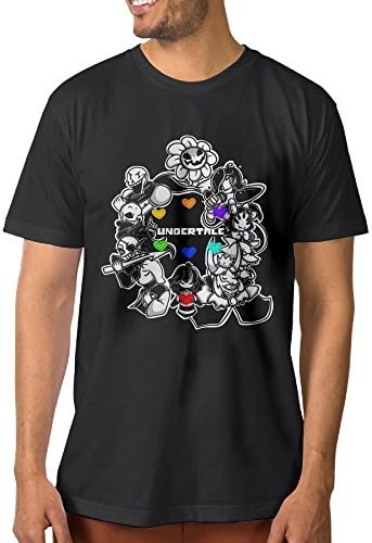 GBABY3 Men's T-shirt Under Tale Game Black Size L