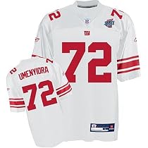 Osi Umenyiora New York Giants White Super Bowl XLII 42 Replica Football Jersey