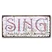 Adeco [SP0349-1R] Decorative Wood Wall Hanging Sign Plaque 