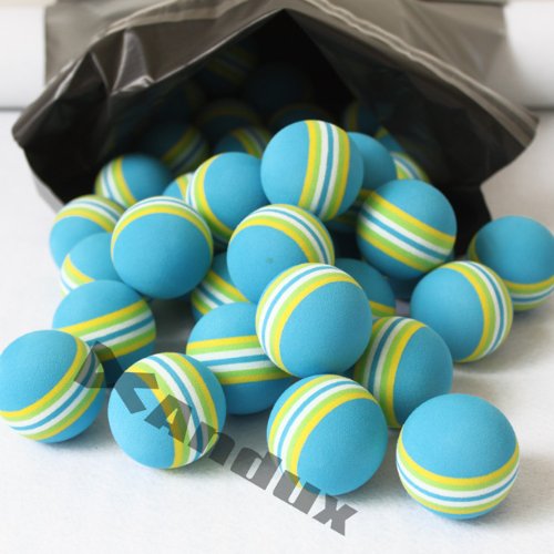 Andux 200 Golf Rainbow Practice Balls Teal Steven M. Lanceteim