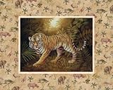 IMAGE OF Safari - Tiger HIGH QUALITY MUSEUM WRAP CANVAS Print T.C. Chiu 10x8