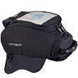 Cortech Super Mini Casual Tank Bags w/ Free B&F Heart Sticker Bundle - Magnetic - Black