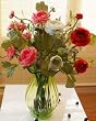 Artifical Flora Red or White Camellia - Flower 6pcs