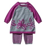 Newborn Girls' DwellStudio® for Target® Pink 2 pc Strip Sweater Set
