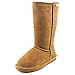 Bearpaw Emma Tall Women Round Toe Suede Black Winter Boot