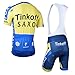 2014 Outdoor Sports Pro Team Men's Short Sleeve Saxo Bank Tinkoff Cycling Jersey and Bib Shorts Set