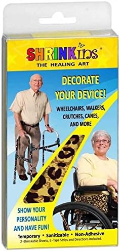 SHRINKins SHR100LEOP The Healing Art Adult Medical Device Leopard Design Decorating & Personalization Kits