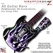 Metal Flames Purple Skin by WraptorSkinz TM fits All Sony PS2 Guitar Hero SG Guitar Controllers (GUITAR NOT INCLUDED)