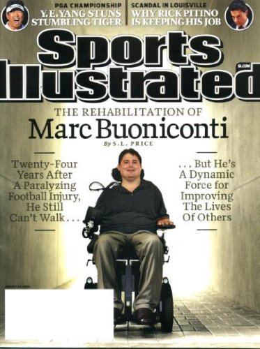 Sports Illustrated August 24 2009 Marc Buoniconti on Cover (Son of Nick Buoniconti/Miami Dolphins), Rick Pitino/University of Louisville Scandal, Jay Cutler/Chicago Bears, Baseball Cards