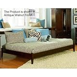 Atlantic Furniture Studio Concord Platform Bed w/ Open Footrail in White