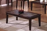 51kk8E6th7L. SL160  Antique Walnut Slate Top Rectangular Coffee Table