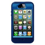 Otterbox Defender Series Hybrid Case & Holster for iPhone 4S  - Retail Packaging - Ocean/Night Blue