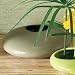 Pod Stoneware Vase - Round Olive