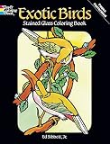 Exotic Birds Stained Glass Coloring Book (Dover Nature Stained Glass Coloring Book)