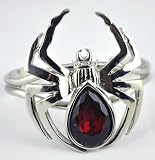 Spider Bracelet Black Widow Gothic Metal Web Vamp Punk