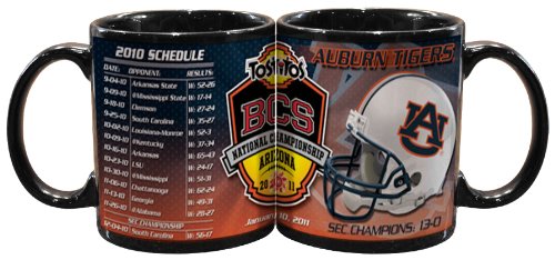 NCAA Auburn Tigers 11oz Black Mug-2011 BCS In The Game