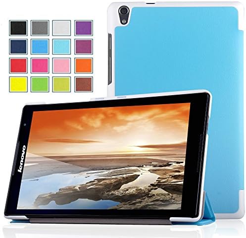 VSTN ® Lenovo Tab S8-50 ultra-thin Smart Cover Case with Auto Sleep / Wake function, Only fit Lenovo Tab S8-50 (Blue)