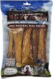 Loving Pets Pure Buffalo 10-Inch Backstrap Tendon Dog Treat, 10-Pack