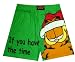 Search : Garfield Mistletoe Time Green Boxers for men