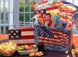America The Beautiful Snack Gift Box Basket