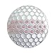 PIXMA GOLF USA スワロフスキー クリスタル ゴルフマーカー セット Golfball Aqua Pink【メインマーカー＋磁石クリップ帽子用】CM52B-PI-SV-S
